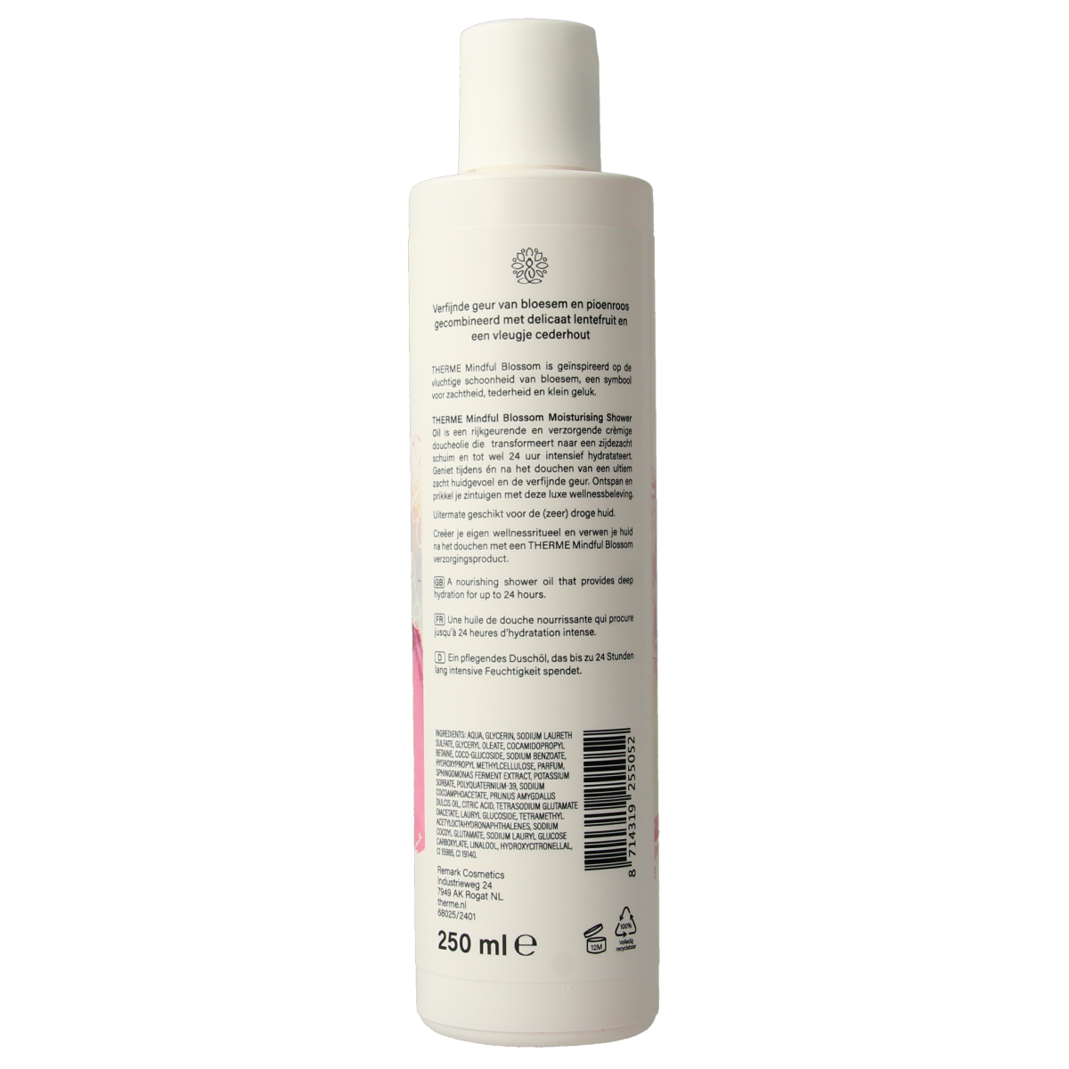 Therme Mindful blossom moisturising shower oil 250.00 Milliliter