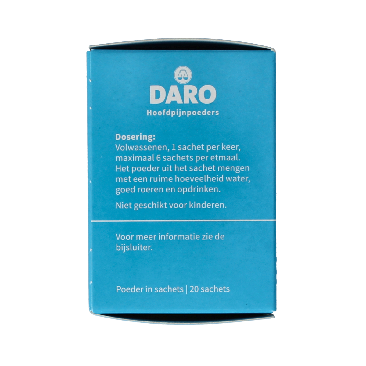 Daro Hoofdpijnpoeders 20.00 Stuks