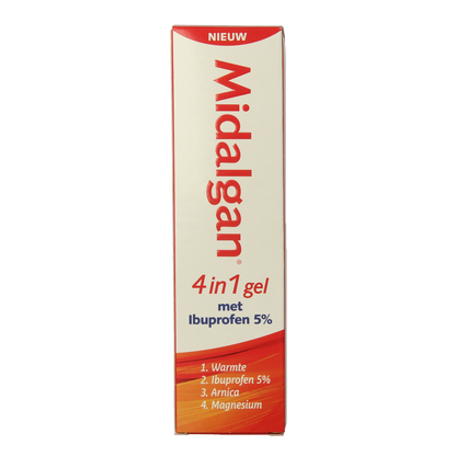 Midalgan 4 in 1 gel + 5% ibuprofen 100 Gram