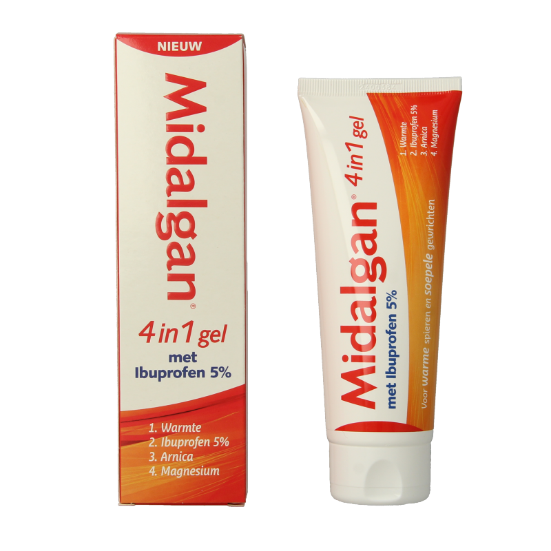 Midalgan 4 in 1 gel + 5% ibuprofen 100 Gram