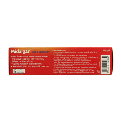 Midalgan 4 in 1 gel + 5% ibuprofen 100 Gram