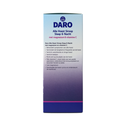 Daro Hoest Siroop Slaap & Nacht 150.00 Milliliter