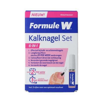 Formule W Kalknagel set 6-in-1 1.00 Set