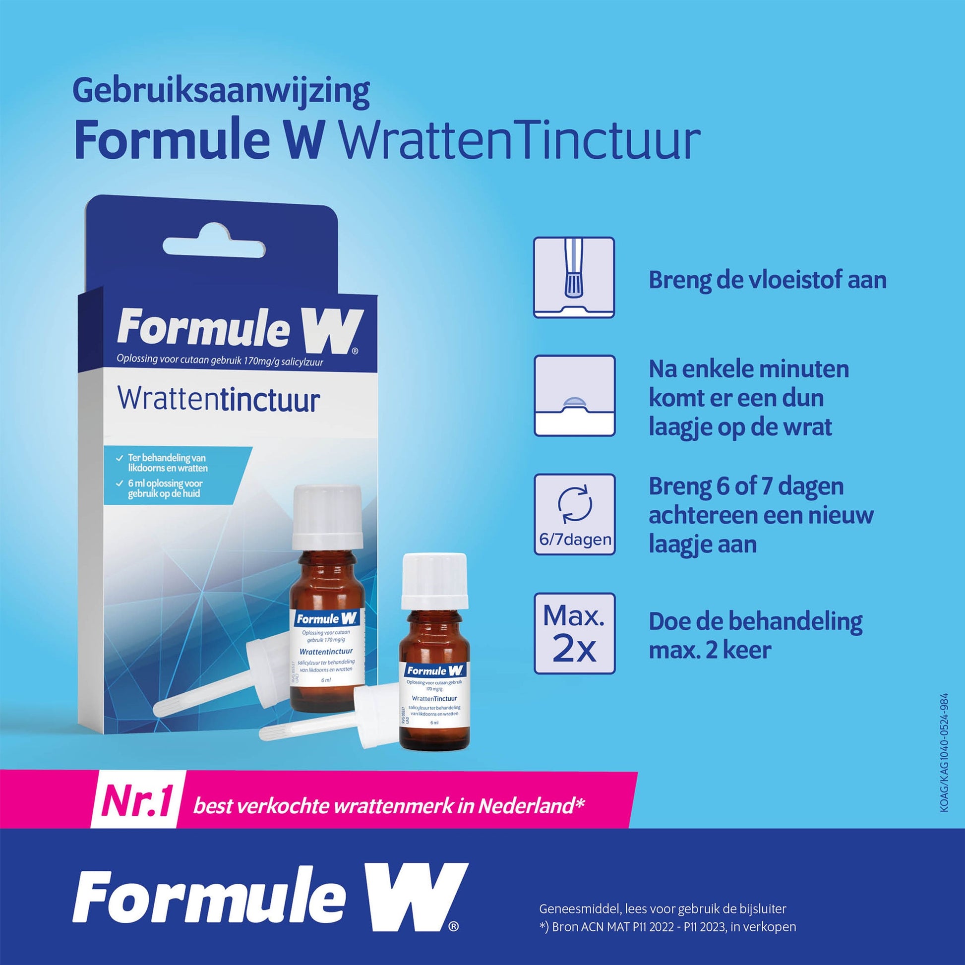 Formule W Wrattentinctuur 6 Milliliter