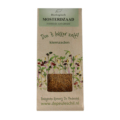 Peuleschil Mosterdzaad bio 135 Gram