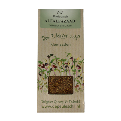 Peuleschil Alfalfazaad bio 140 Gram
