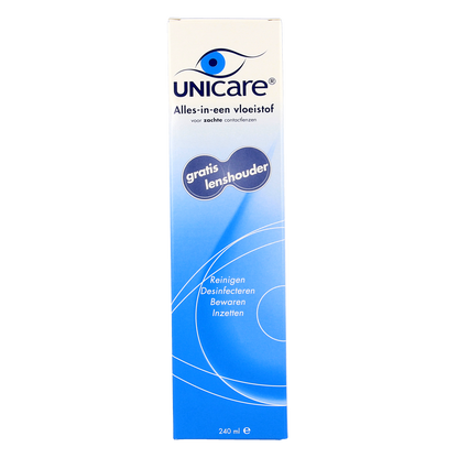 Unicare Alles-in-een vloeistof zachte lenzen 240.00 Milliliter