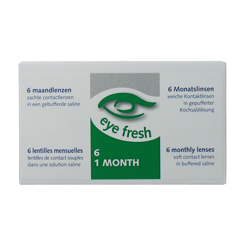 Eyefresh Maandlenzen -2.50 6 Stuks