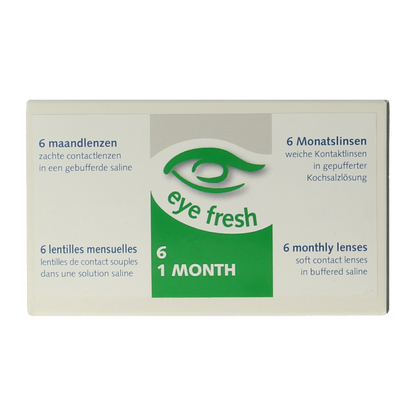 Eyefresh Maandlenzen -4.50  6 Stuks