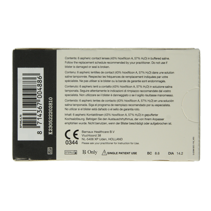 Eyefresh Maandlenzen -4.75  6 Stuks