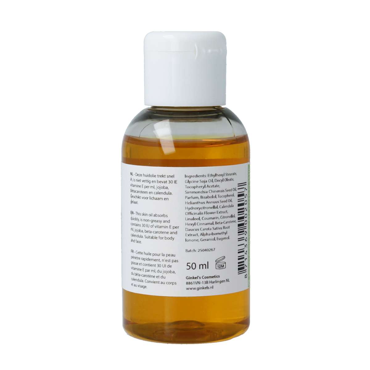 Ginkel's Vitamine E huidolie 50.00 Milliliter