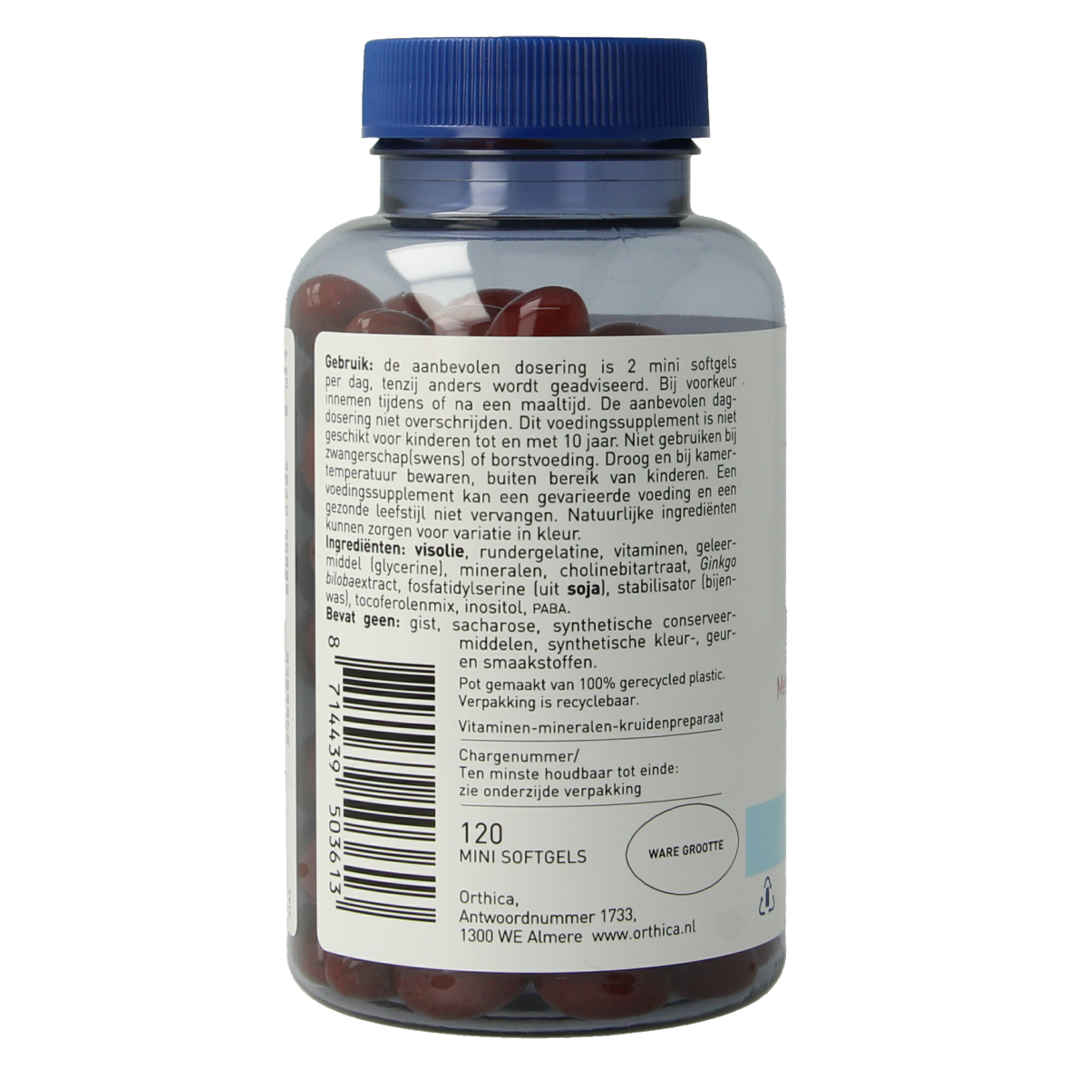 Orthica Multi 65+ 120.00 Softgels