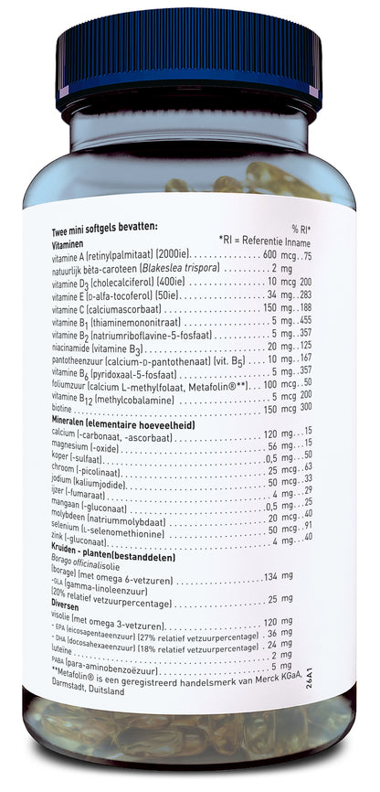 Orthica Multi Tiener 120.00 Softgels