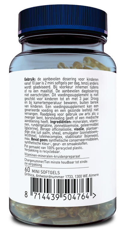 Orthica Multi Tiener 60.00 Softgels