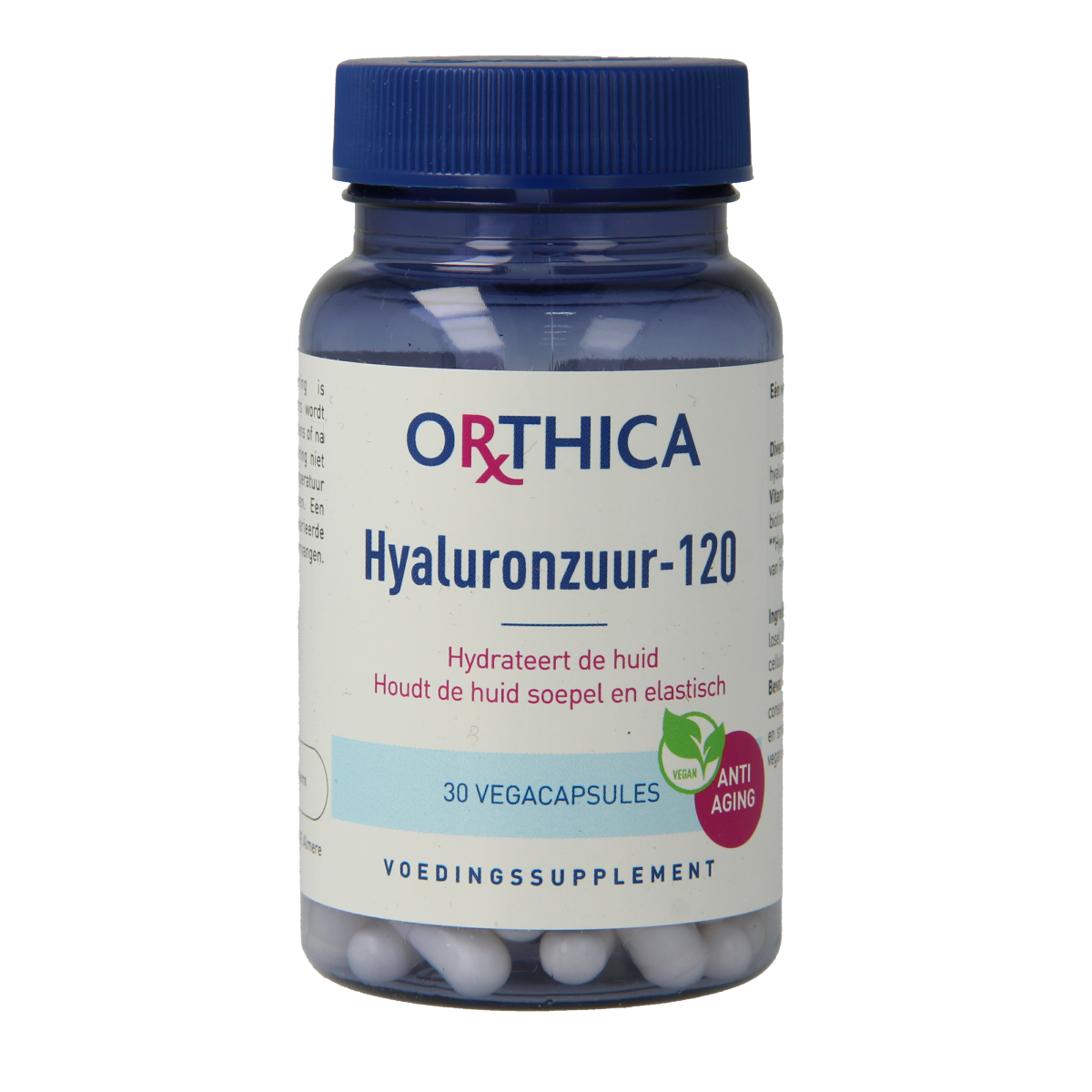 Orthica Hyaluronzuur 120 30.00 Vegetarische capsules