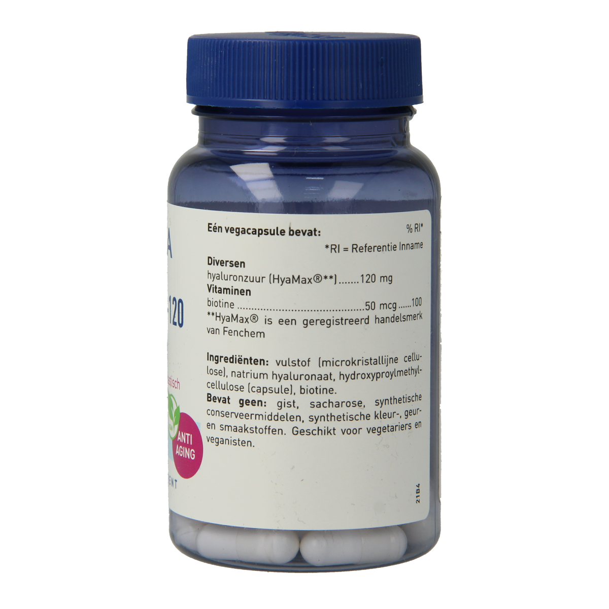 Orthica Hyaluronzuur 120 30.00 Vegetarische capsules
