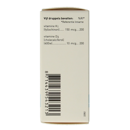 Orthica Vitamine K & D zuigeling 10 Milliliter