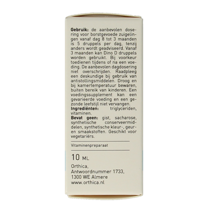 Orthica Vitamine K & D zuigeling 10 Milliliter
