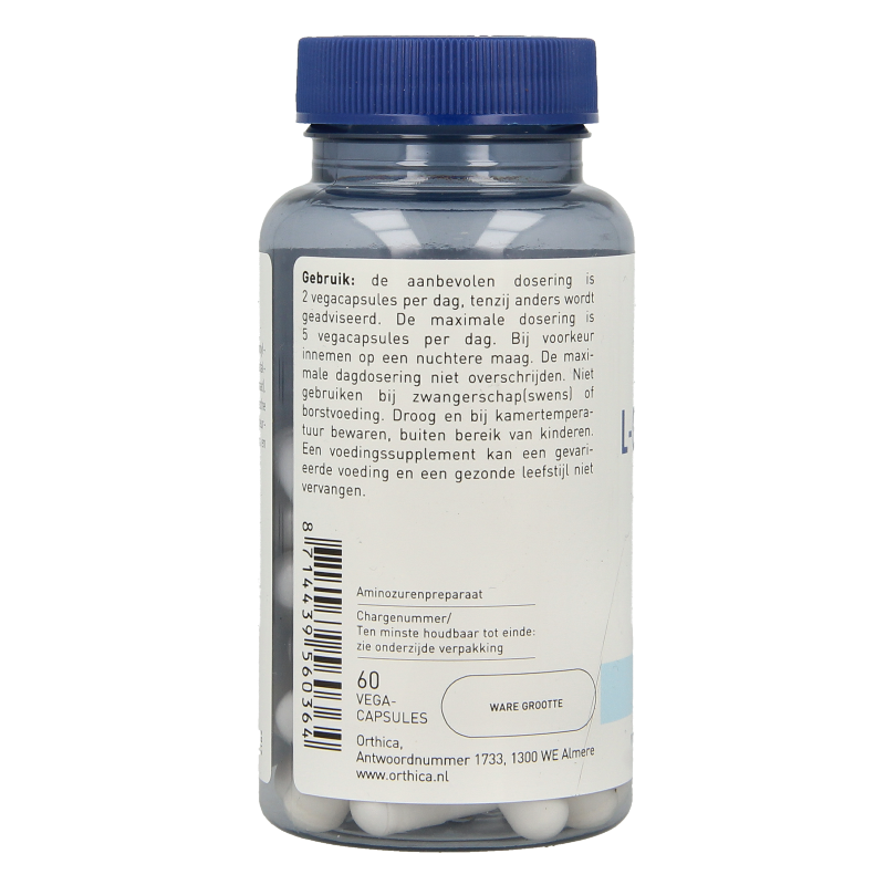 Orthica L-Glutamine 500 60 Vegetarische capsules
