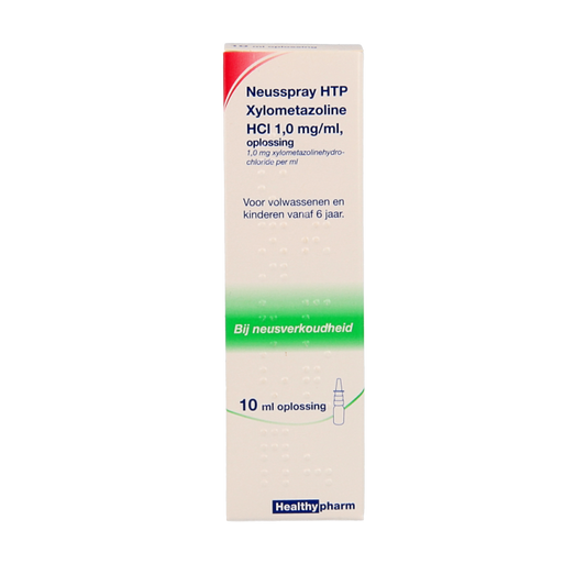 Healthypharm Neusspray xylometazoline 1.0% 10 Milliliter