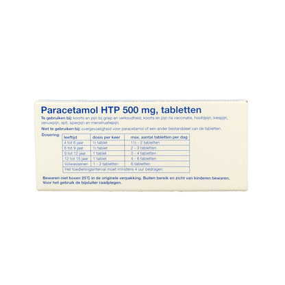 Healthypharm Paracetamol 500mg 20.00 Tabletten