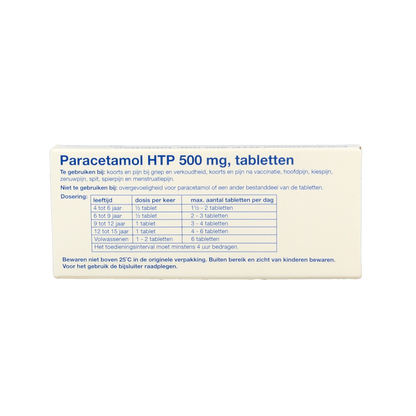 Healthypharm Paracetamol 500mg 20 Tabletten