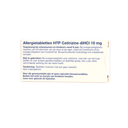 Healthypharm Cetirizine diHCl 10mg 30 Tabletten