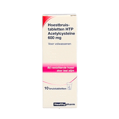 Healthypharm Acetylcysteine 600mg 10 Bruistabletten
