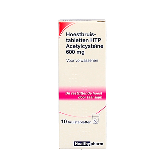 Healthypharm Acetylcysteine 600mg 10 Bruistabletten