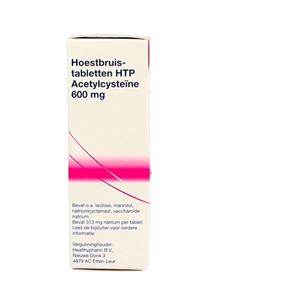 Healthypharm Acetylcysteine 600mg 10 Bruistabletten