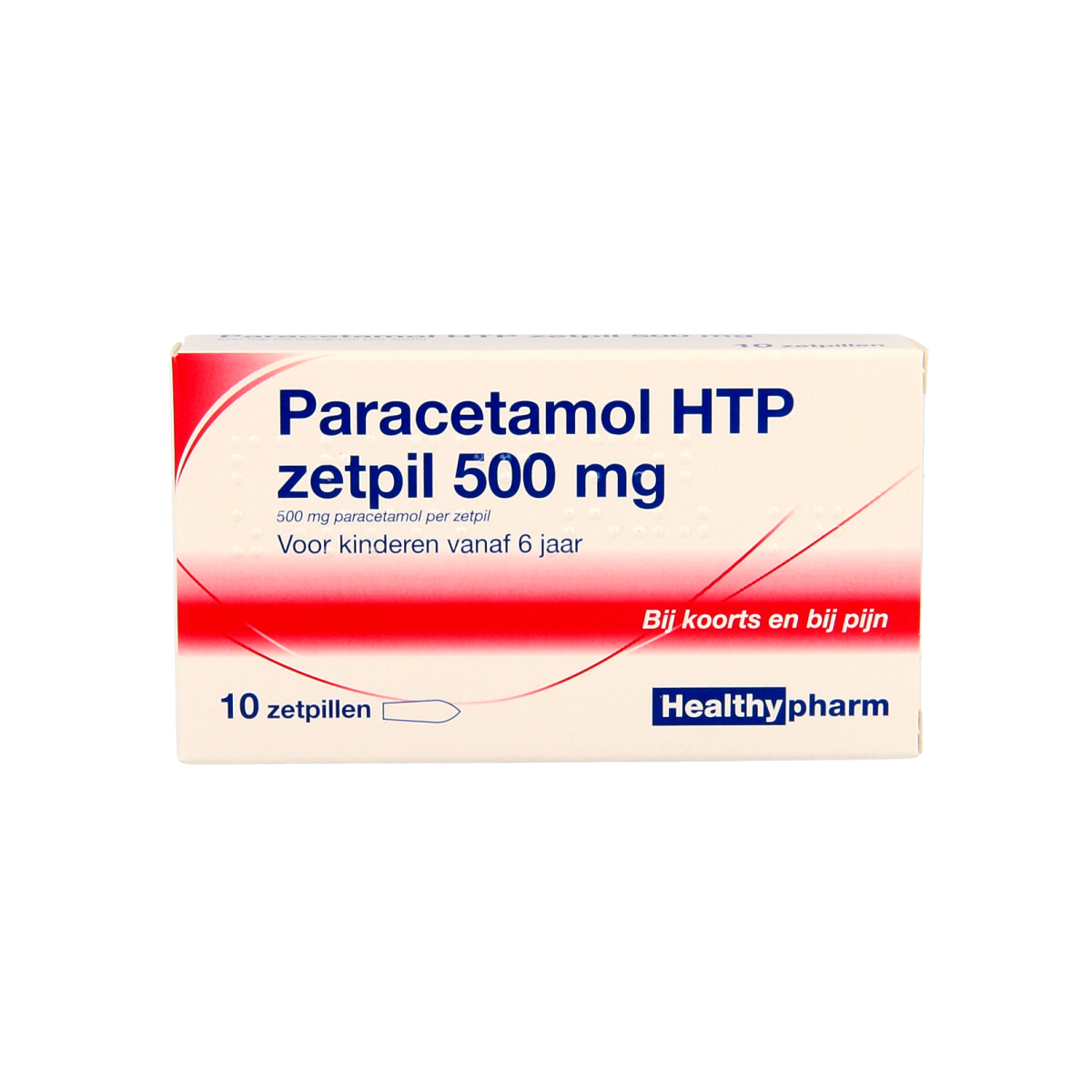 Healthypharm Paracetamol 500mg 10.00 Zetpillen