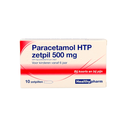 Healthypharm Paracetamol 500mg 10.00 Zetpillen