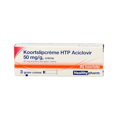 Healthypharm Koortslip creme aciclovir 3.00 Gram