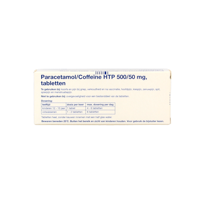 Healthypharm Paracetamol 500mg coffeine 20 Tabletten