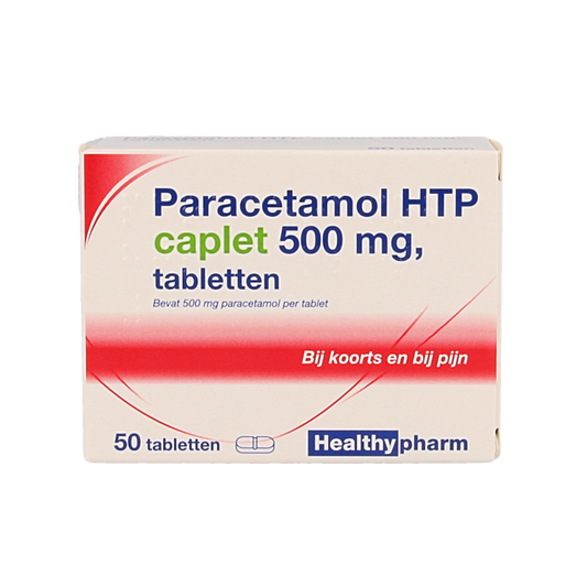 Healthypharm Paracetamol caplet 500 50 Stuks