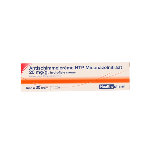 Healthypharm Miconazolnitraat 20mg/g creme 30.00 Gram