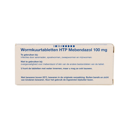 Healthypharm Mebendazol/wormkuur 2 Tabletten