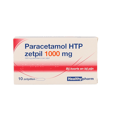 Healthypharm Paracetamol 1000mg 10.00 Zetpillen