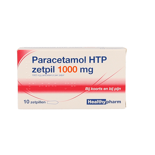 Healthypharm Paracetamol 1000mg 10.00 Zetpillen