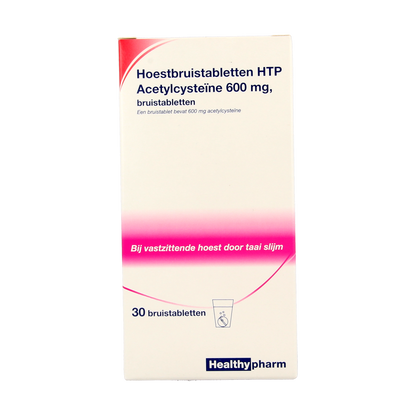 Healthypharm Acetylcysteine 600mg HTP 30.00 Bruistabletten