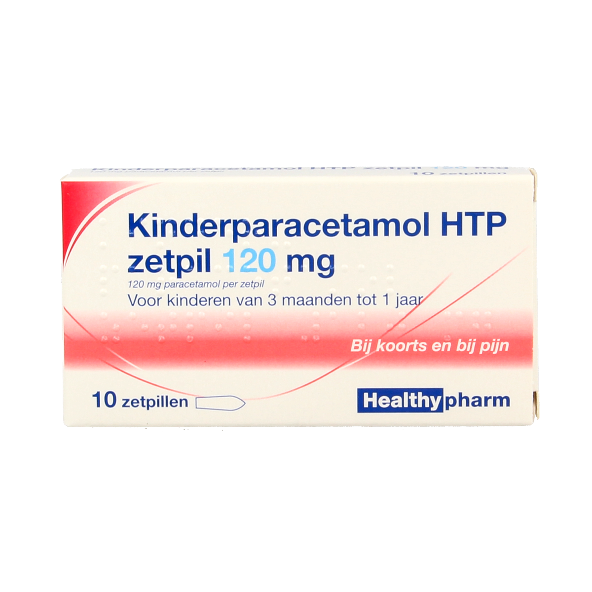 Healthypharm Paracetamol kind 120mg 10.00 Zetpillen