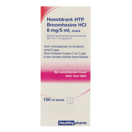 Healthypharm Broomhexine hoestdrank 8mg 150 Milliliter