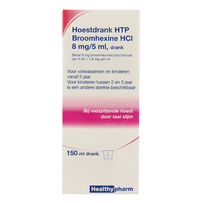 Healthypharm Broomhexine hoestdrank 8mg 150.00 Milliliter