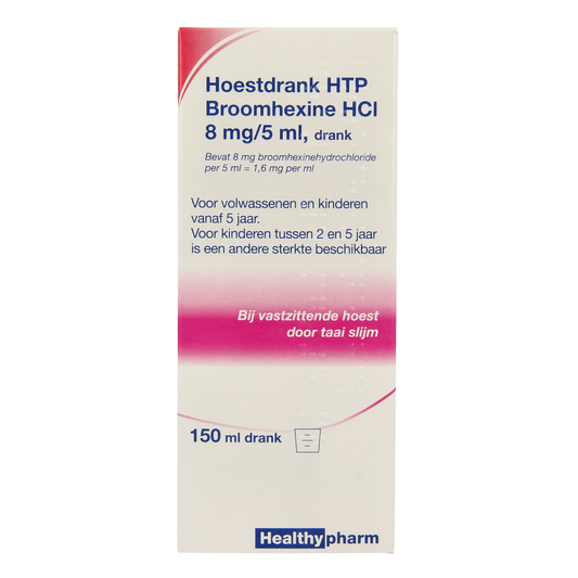 Healthypharm Broomhexine hoestdrank 8mg 150.00 Milliliter