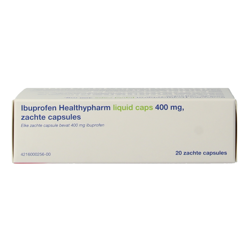 Healthypharm Ibuprofen 400mg liquid caps 20 Capsules