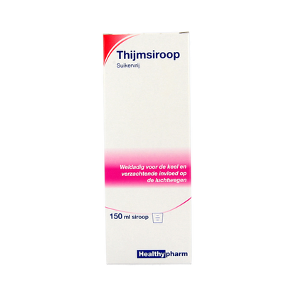 Healthypharm Thijmsiroop suikervrij 150 Milliliter