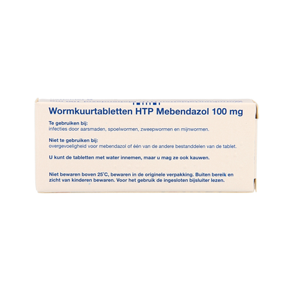 Healthypharm Mebendazol/wormkuur 6.00 Tabletten