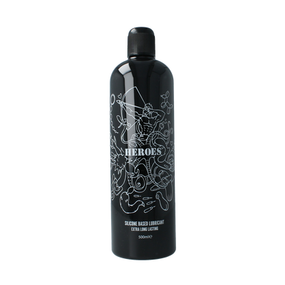HEROES Glijmiddel siliconen 500.00 Milliliter