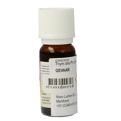 Zonnegoud Tijm etherische olie 10.00 Milliliter