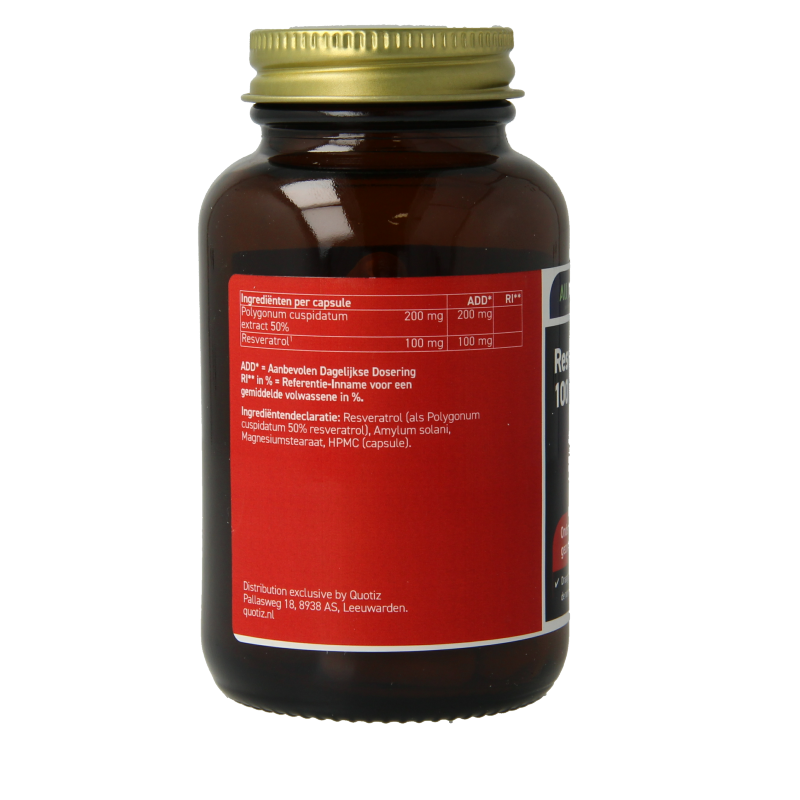 All Natural Resveratrol 100mg 60 Capsules